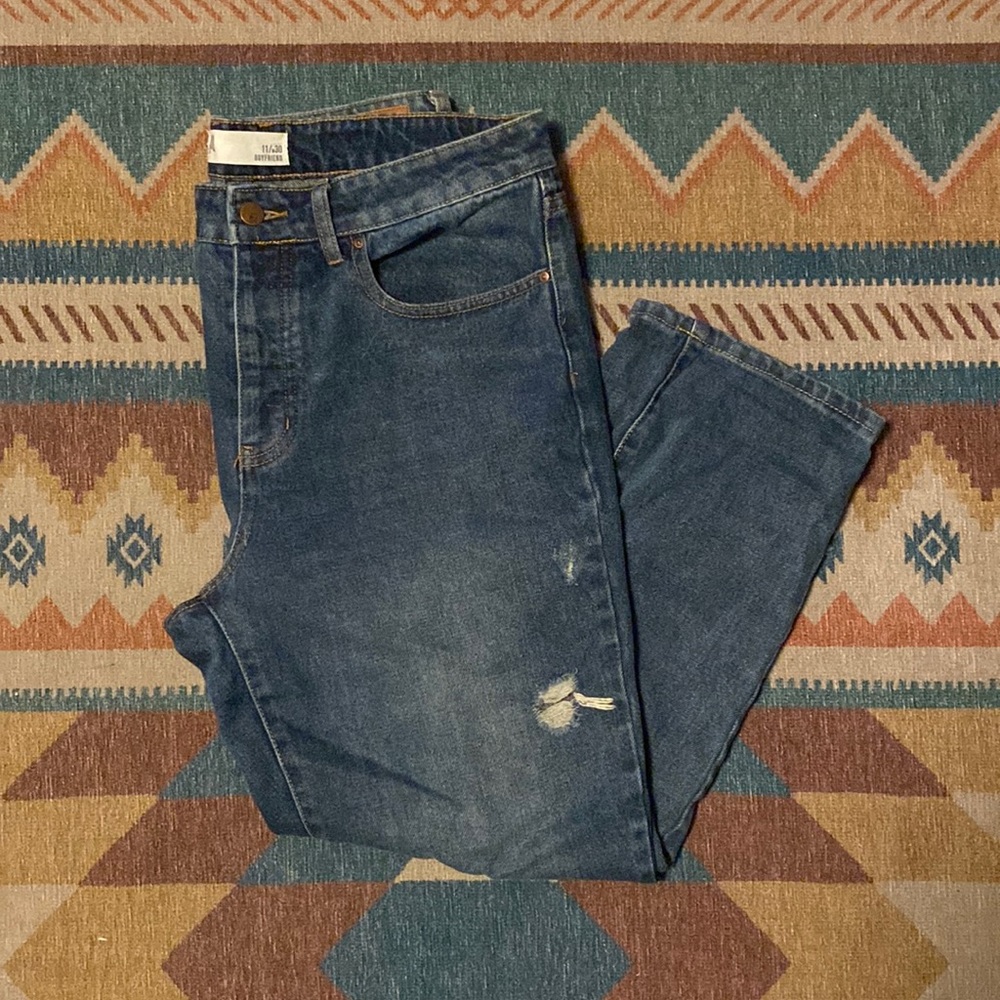 RSQ Distressed Boyfriend Jean